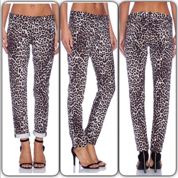 rag & bone Denim - NEW • Rag & Bone • Boyfriend Jeans Snow Leopard 26
